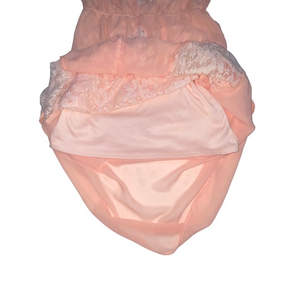 L8ter BOHO Lace Peach Maxi Dress - Women’s 4 - Picture 8 of 13